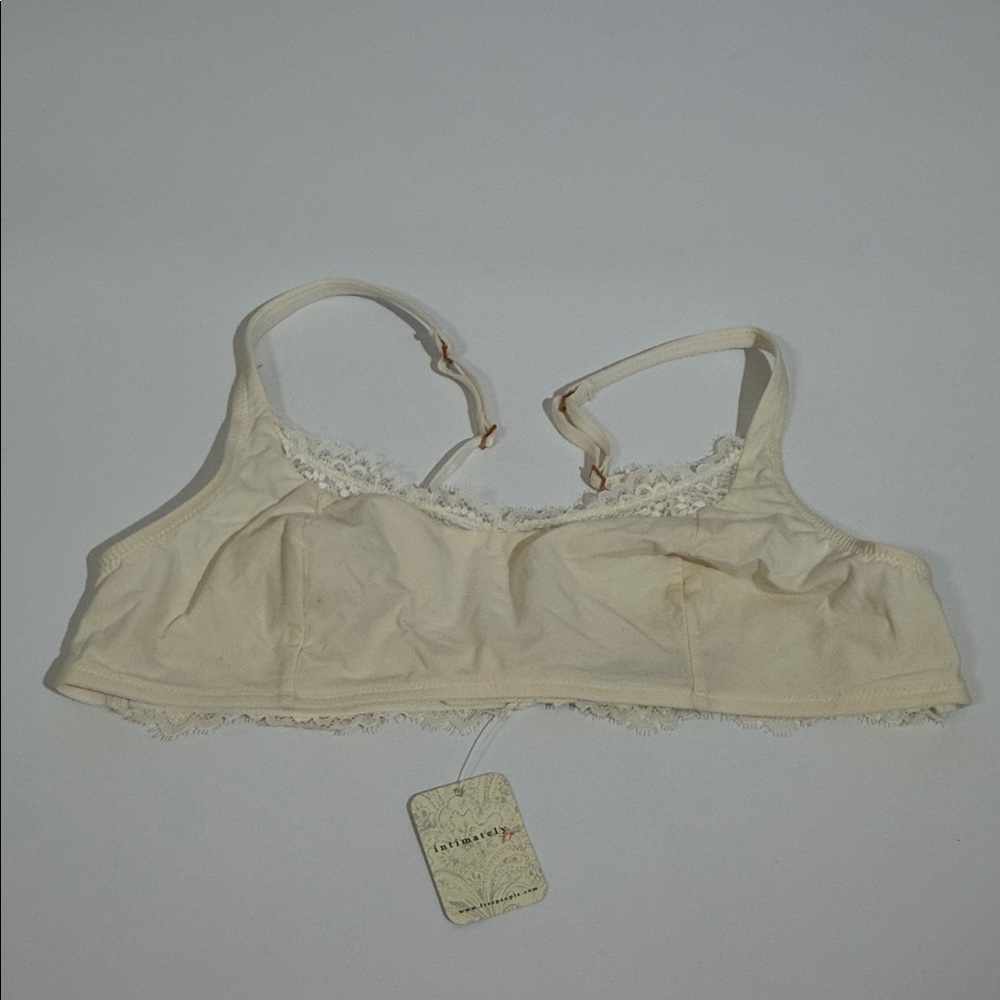 NWT Free People Intimately Bralette Size L Cream